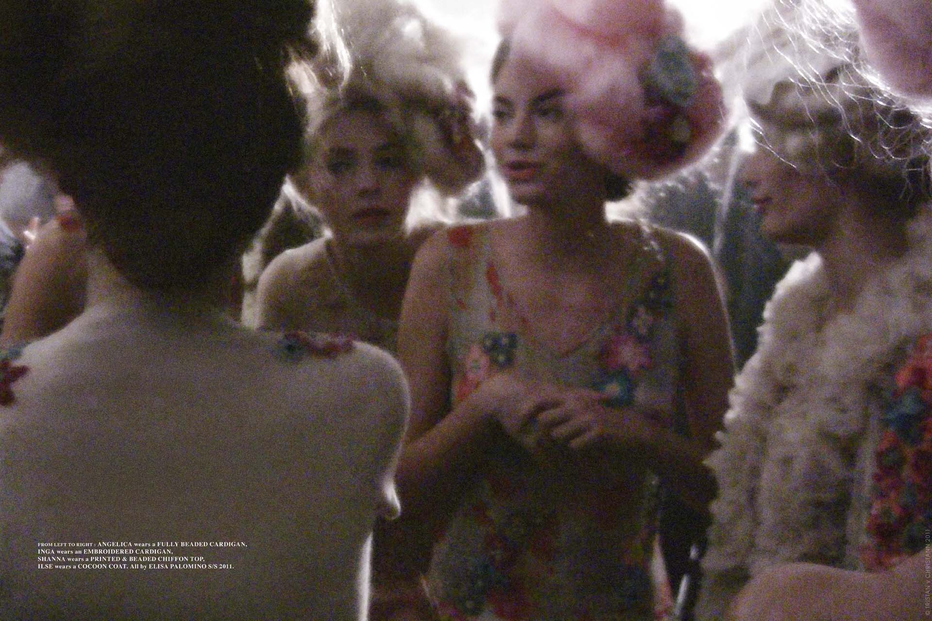 Elisa Palomino, Advertisement Campaigns and Backstage” width=