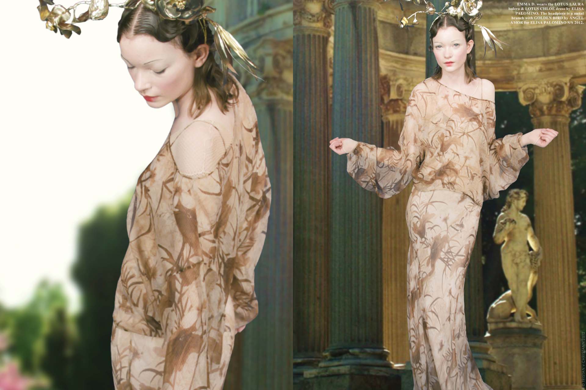 Elisa Palomino, Advertisement Campaigns and Backstage” width=