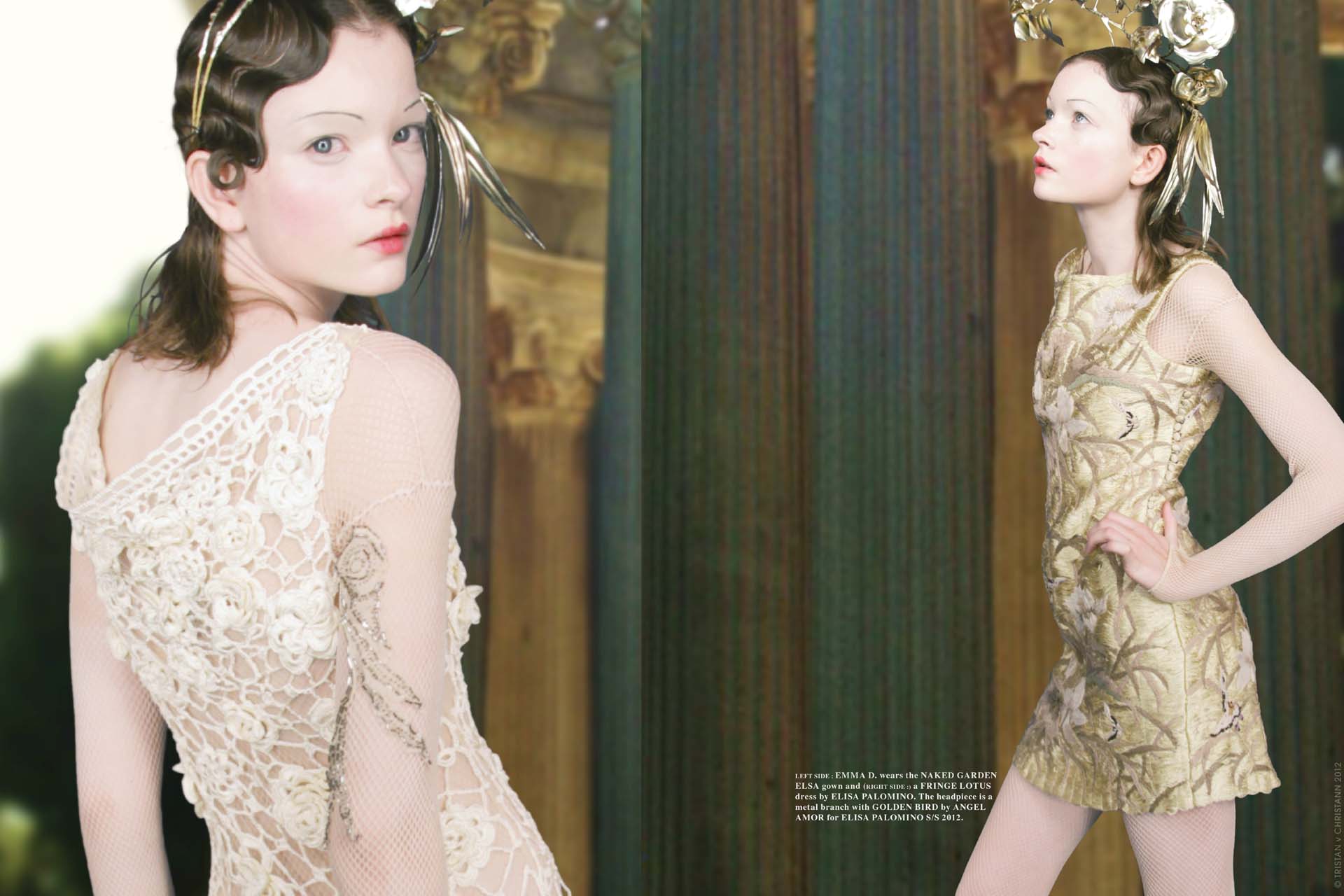 Elisa Palomino, Advertisement Campaigns and Backstage” width=