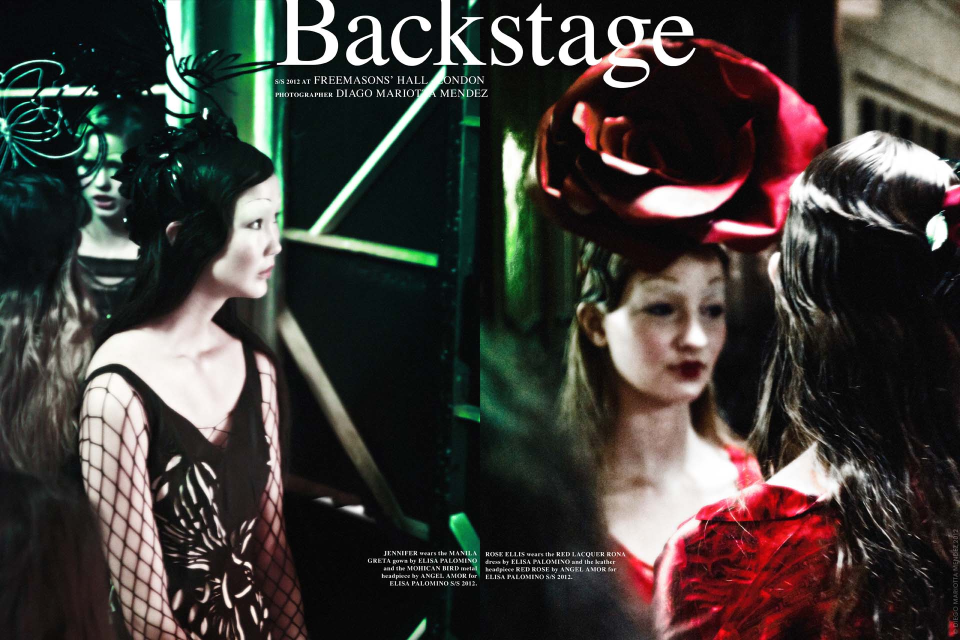 Elisa Palomino, Advertisement Campaigns and Backstage” width=